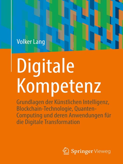 Title details for Digitale Kompetenz by Volker Lang - Available